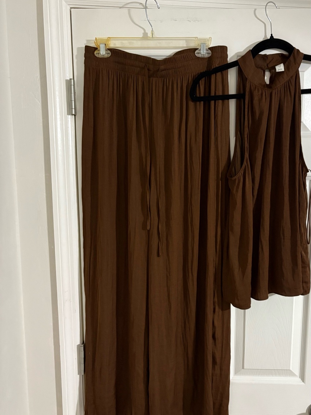 JokBrown Wide-Leg Women's Blouse &Pants - Lightweight Pull-On